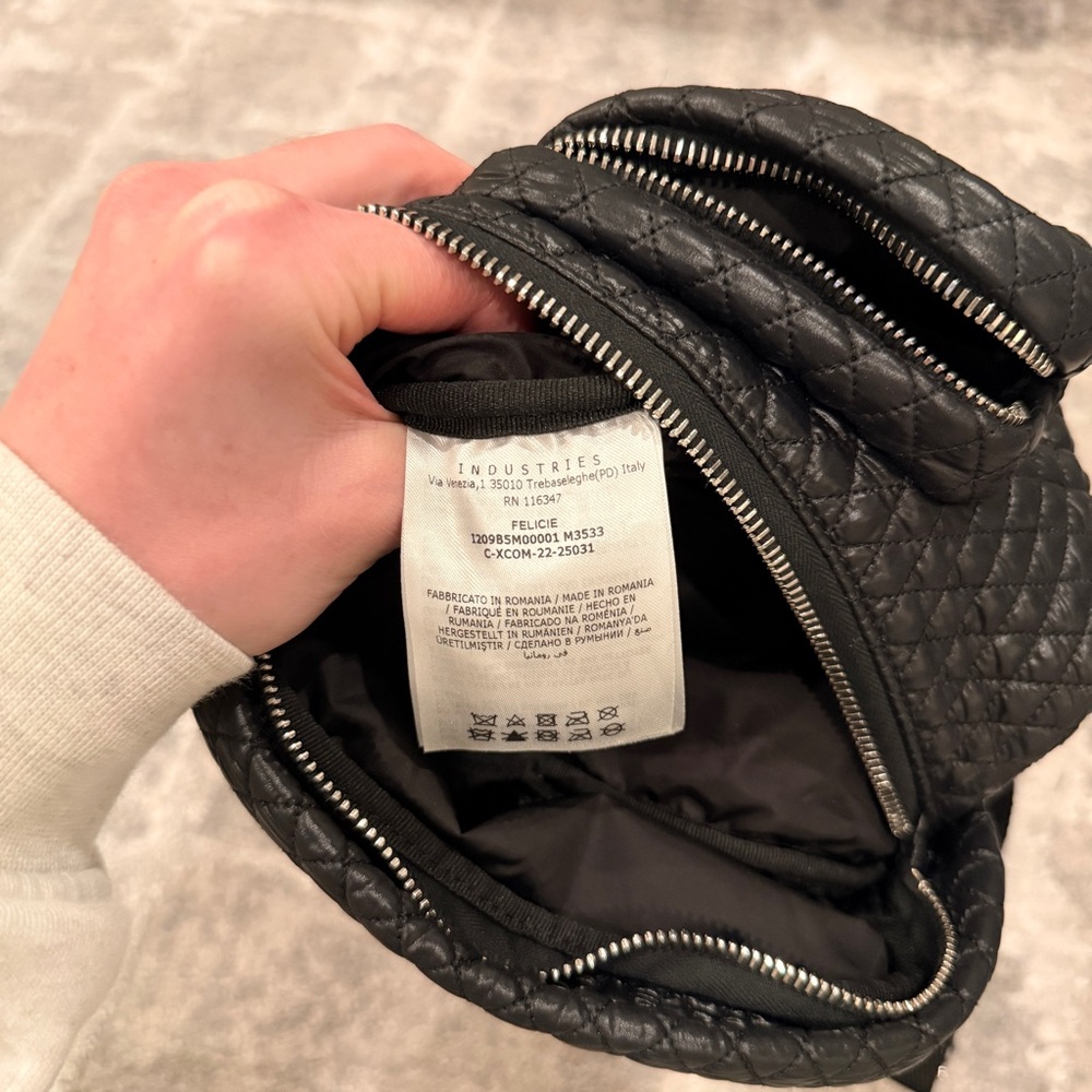 Moncler Black Quilted Belt Bag - Picture 6 of 6